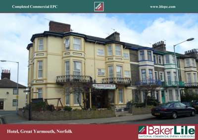 Commercial EPC Hotel Bed and Breakfast Great Yarouth Norfolk