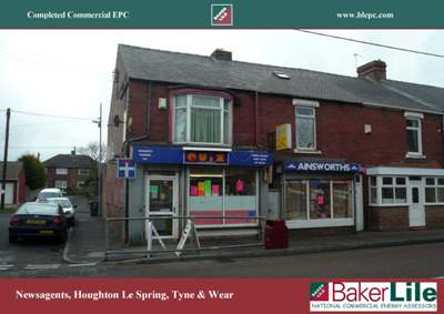Commercial EPC Newsagents Houghton Le Spring Tyne and Wear_BakerLile_Energy_Surveyors_COMMERCIAL EPC PROVIDERS_www.blepc.com